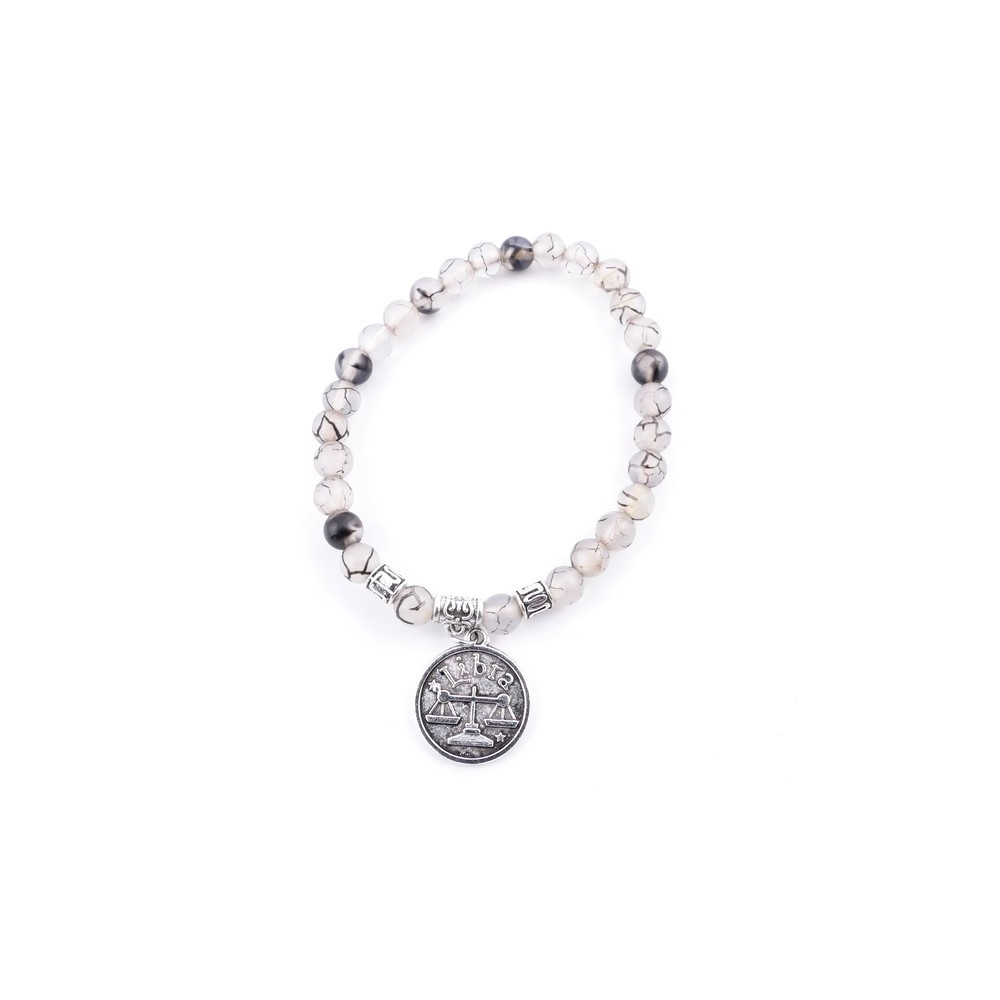 PULSERA HOROSCOPO LIBRA AGATA