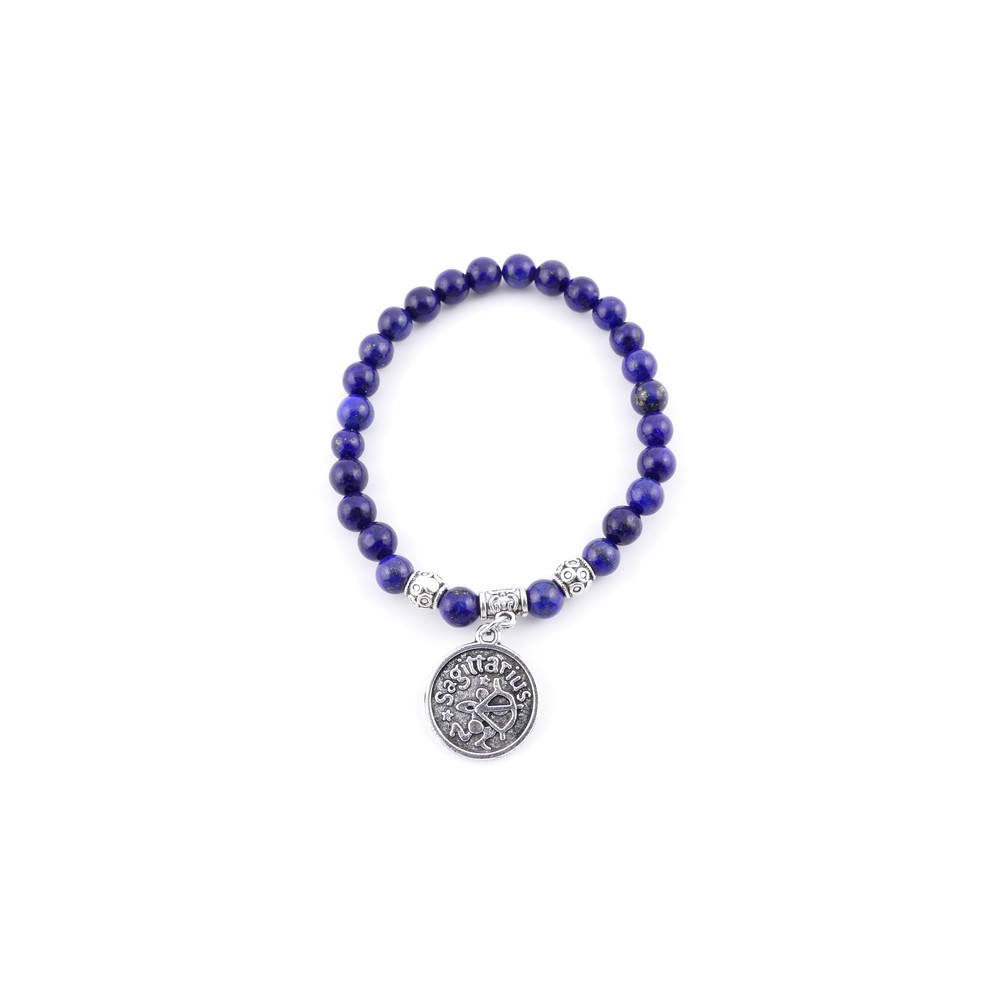 PULSERA HOROSCOPO SAGITARIO LAPISLAZULI