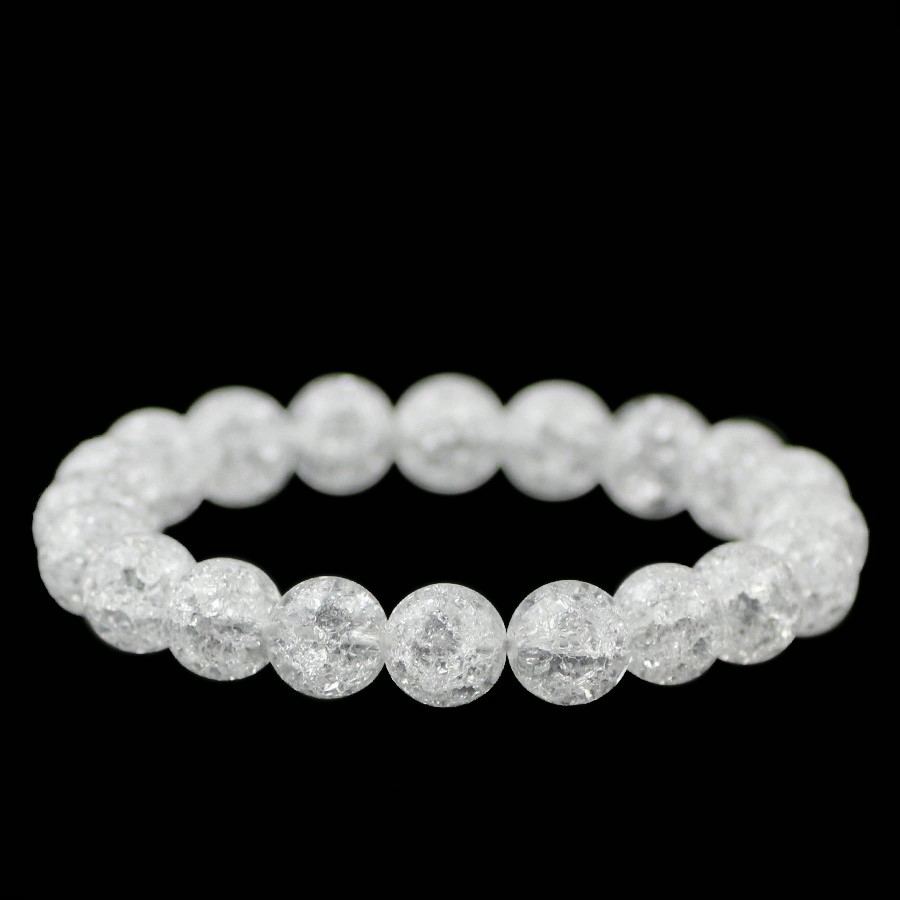 Pulsera Cuarzo Blanco 10mm