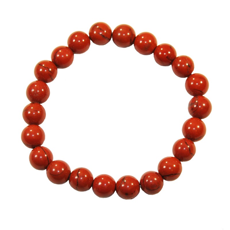 Pulsera Jaspe Rojo 4 mm