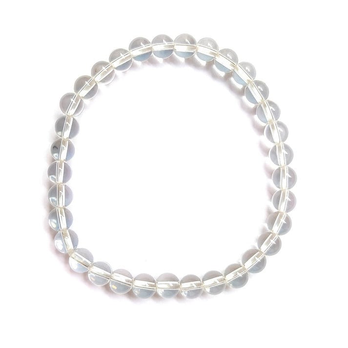 Pulsera Cuarzo Blanco 4 mm