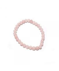 Pulsera Cuarzo Rosa 4 mm