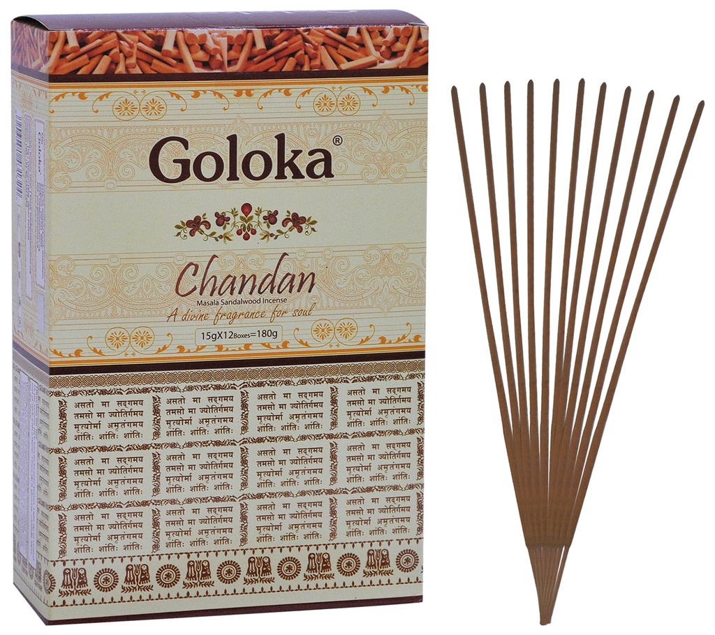 Goloka Chandan 15gr (pack 12)