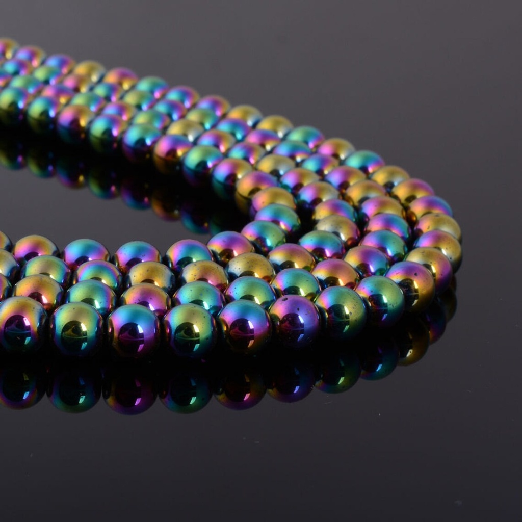 Tira Hematite Arcoiris 4mm