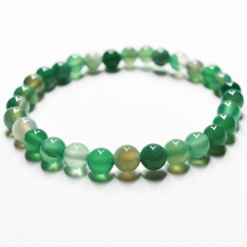 Pulsera Agata Verde 8mm