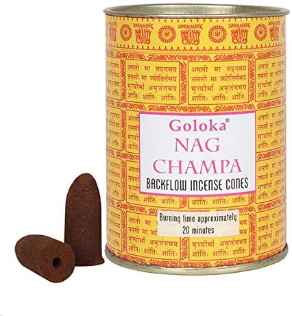 Conos reflujos Nag Champa Goloka