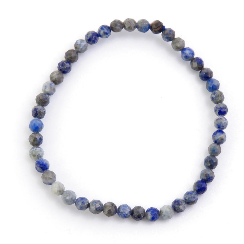 Pulsera Lapislazuli Fac 4 mm