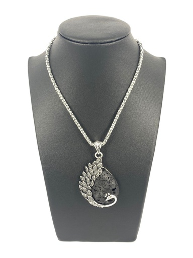 [006485] COLLAR LAVA PEACOCK B/SIZE