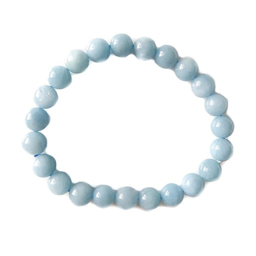 [008056] Pulsera Aquamarina 8 mm