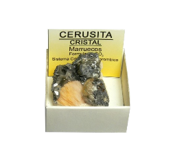 [007612] Cajita 4x4 - Cerusita cristal - Marruecos.