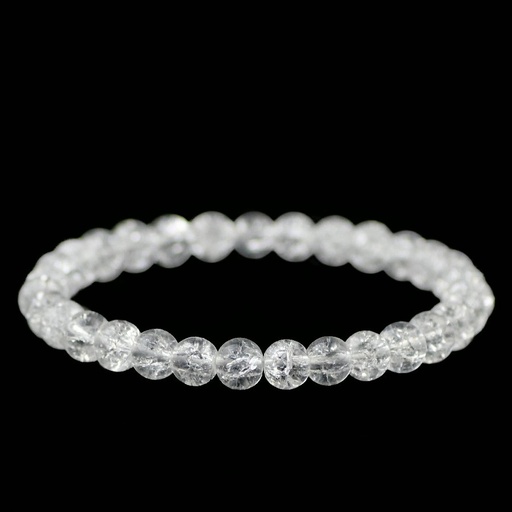 [008257] Pulsera Cuarzo Blanco 6 mm