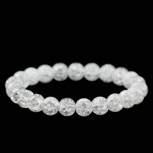 [008289] Pulsera Cuarzo Blanco 8 mm