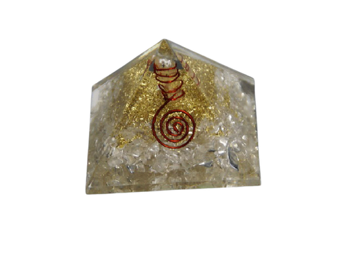 [008634] PIRAMIDE ORGONITE 7x7cm CUARZO