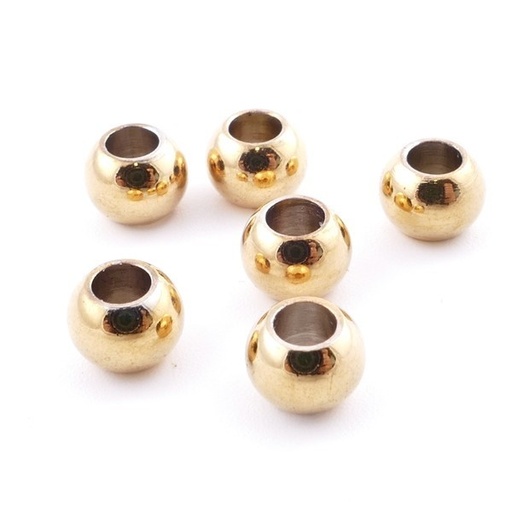 [008954] BOLAS ACERO DORADO 6MM