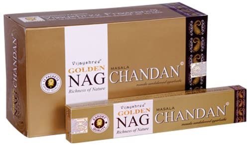 [009806] Golden Nag Chandan 15gr -Sándalo- (12x15gr)