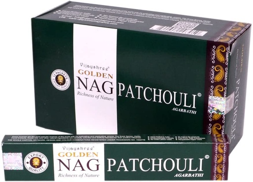 [009810] Golden Nag Pachouli 15gr (12x15gr)