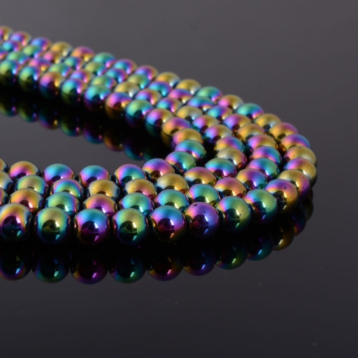 [009908] Tira Hematite Arcoiris 8mm