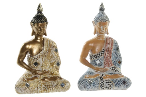 [014190] Figura Resina Buda 13X8.8X20.5