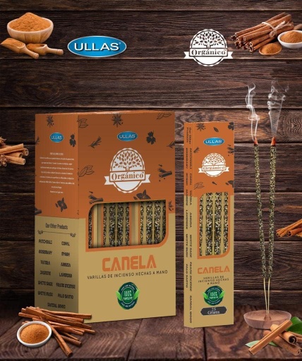 [014487] Incienso Organico Canela ULLAS